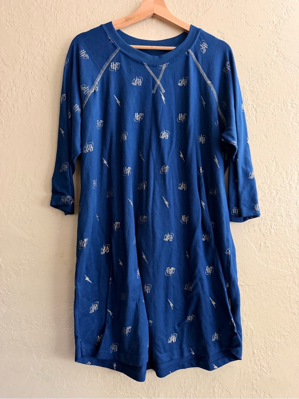 Women’s Navy Blue Nightshirt - Branded Sleep Tee